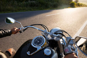 Motorcycle rider before motorcycle accident in Lubbock, TX
