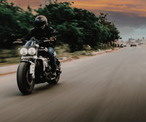 Motorcycle rider before crash in Texas