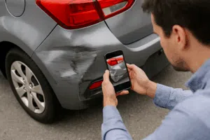 Evidence taken after a car accident in Lubbock, TX